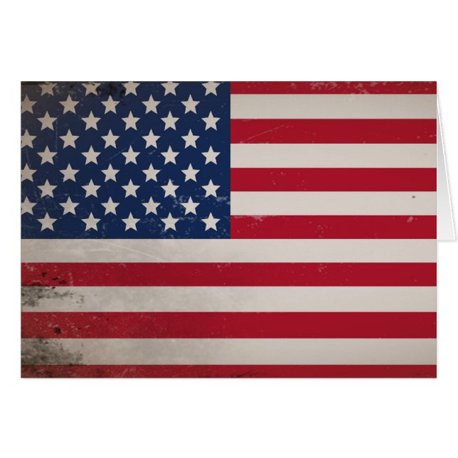 Vintage USA Flag (Front Horizontal)