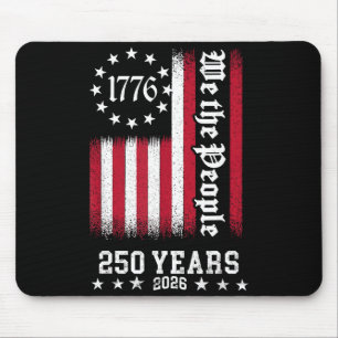 Vintage usa flag 250th anniversary independence da mouse pad