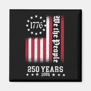 Vintage usa flag 250th anniversary independence magnet