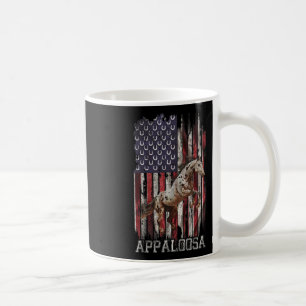 Vintage Usa Flag Appaloosa Horse Lover3 Coffee Mug