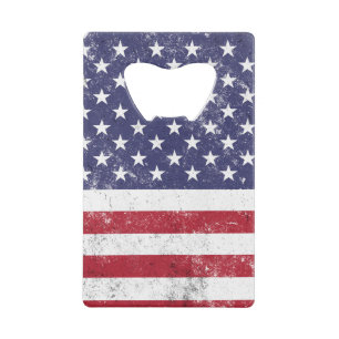 Vintage USA Flag Patriotic American Red White Blue