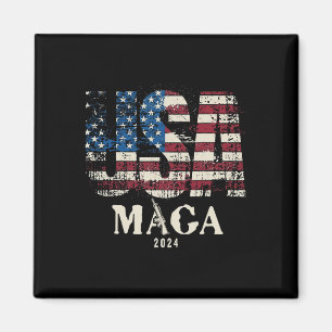 Vintage Usa Flag Ultra Mega Gun Usa 4th Of July Tr Magnet