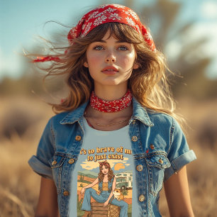 Vintage USA Girl & Hamster Tee – Brave to Exist