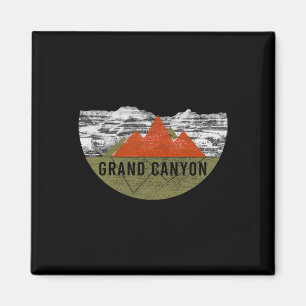 Vintage Usa Mountain Hiking - Grand Canyon Nationa Magnet