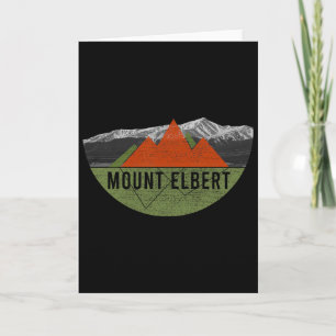 Vintage Usa Mountain Hiking - Mount Elbert Card