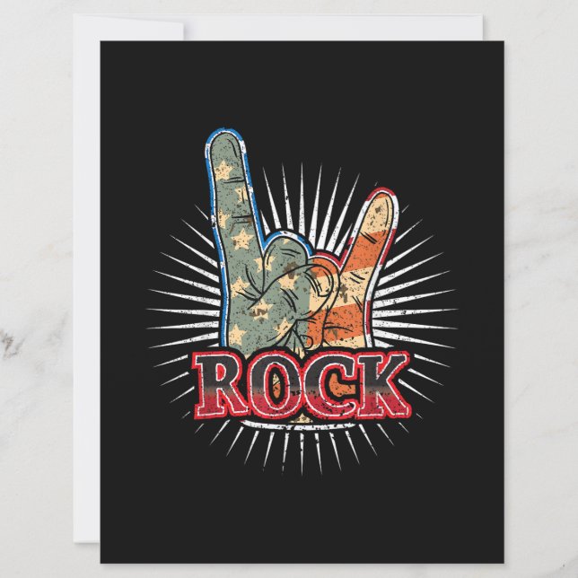 Vintage USA Rock - Band Concert Poster 70s 80s (Front)