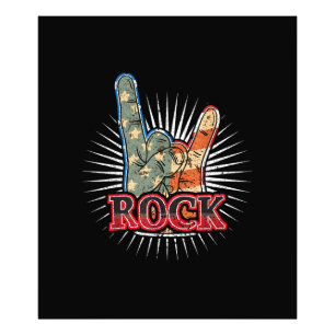 Vintage USA Rock - Band Concert Poster 70s 80s