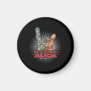 Vintage USA Rock - Band Concert Poster 70s 80s Magnet