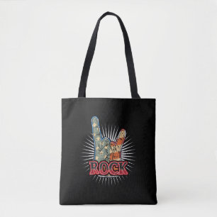 Vintage USA Rock - Band Concert Poster 70s 80s Tote Bag