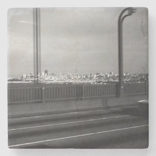 Vintage USA San Francisco Golden Gate Bridge Stone Coaster