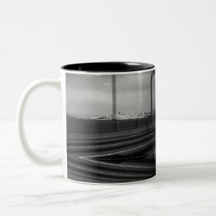 Vintage USA San Francisco Golden Gate Bridge Two-Tone Coffee Mug