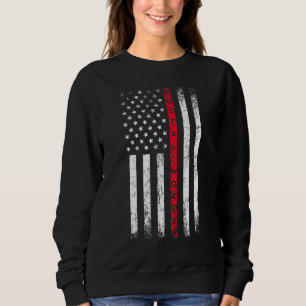 Vintage Usa Theme Mail Carrier Post Office Deliver Sweatshirt
