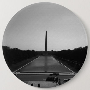 Vintage USA Washington Monument 1970 6 Cm Round Badge