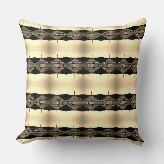 Vintage USA Washington Monument Cushion (Front)