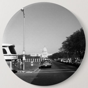 Vintage USA Washington The Capitol 6 Cm Round Badge