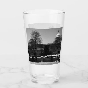 Vintage USA Washington The Capitol street Glass