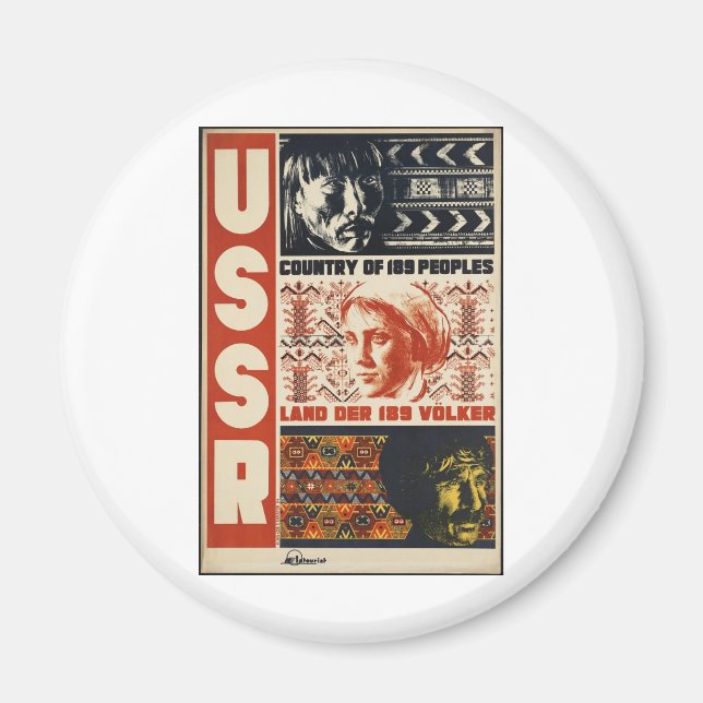 Vintage USSR Magnet (Front)