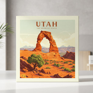 Vintage Utah Ceramic Tile