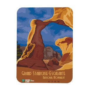 Vintage Utah Grand Staircase Magnet