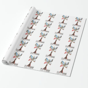 Vintage Vacation in Switzerland Wrapping Paper