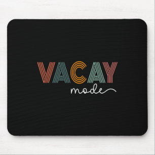 Vintage Vacay Mode For Camping Family Vacations In Mouse Pad