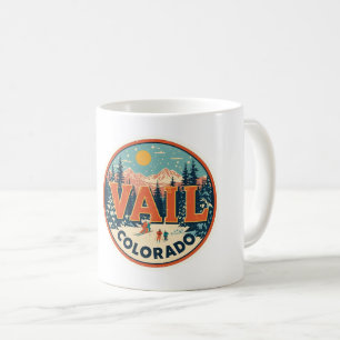 vintage Vail colorado outdoor summer souvenirs Coffee Mug