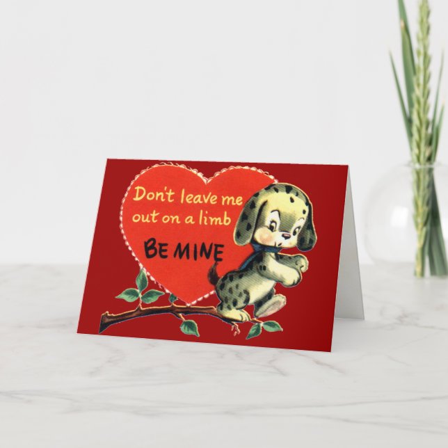Vintage Valentine Card for Kids (Front)