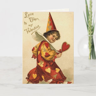 Vintage Valentine Card for Kids