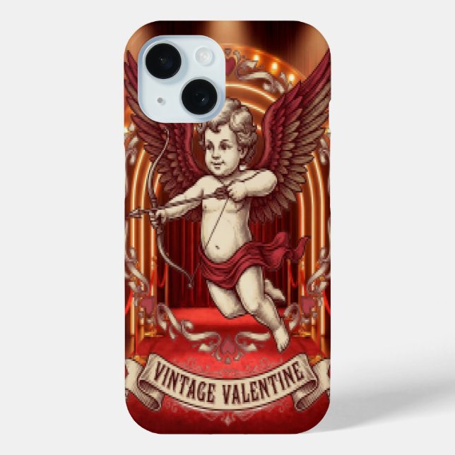 Vintage Valentine Day  Case-Mate iPhone Case (Back)