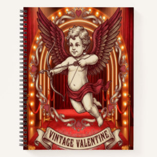 Vintage Valentine Day Notebook
