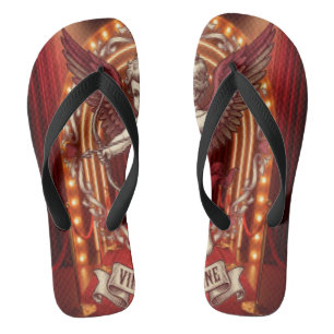 Vintage Valentine Day  Thongs