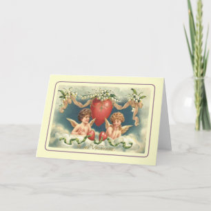 Vintage Valentine Holiday Card