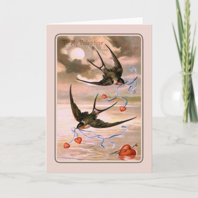 Vintage Valentine Holiday Card (Front)