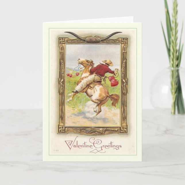 Vintage Valentine Holiday Card (Front)