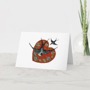 Vintage Valentine - Long Distance Love, Holiday Card