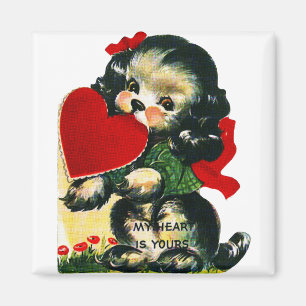 Vintage Valentine Magnet
