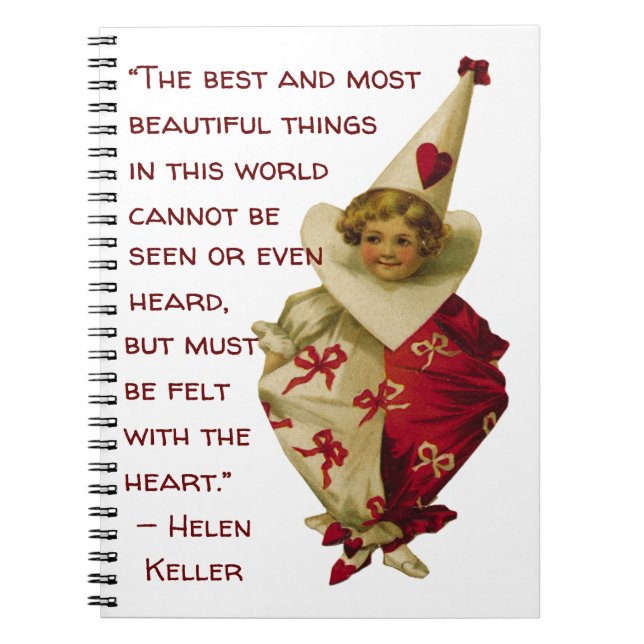 Vintage Valentine Notebook (Front)