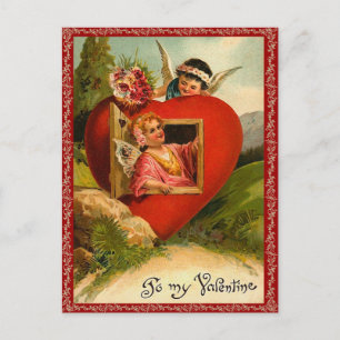 Vintage Valentine Postcard