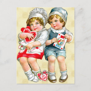 Vintage Valentine  Postcard