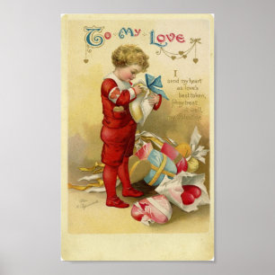 Vintage Valentine Poster