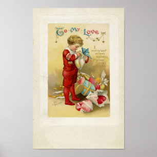 Vintage Valentine Poster