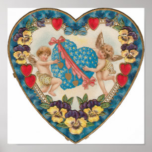 Vintage Valentine  Poster