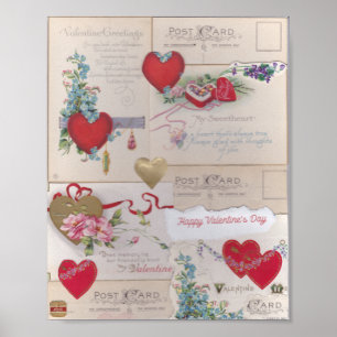 Vintage Valentine Poster