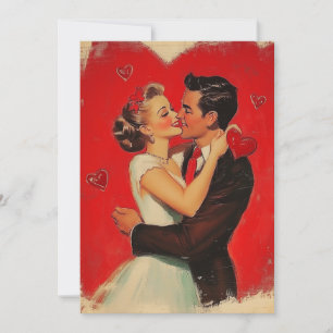 Vintage Valentine’s Day Holiday Card