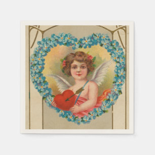 Vintage Valentine, Stecher Litho Company, ca. 1910 Napkin