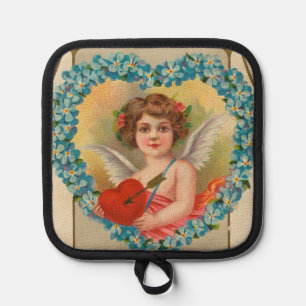 Vintage Valentine, Stecher Litho Company, ca. 1910 Pot Holder