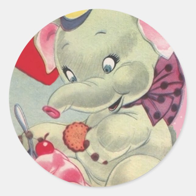 Vintage Valentine Stickers (Front)