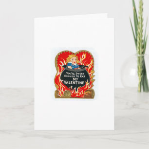 Vintage Valentine - Sweet Enough to Eat, Holiday Card