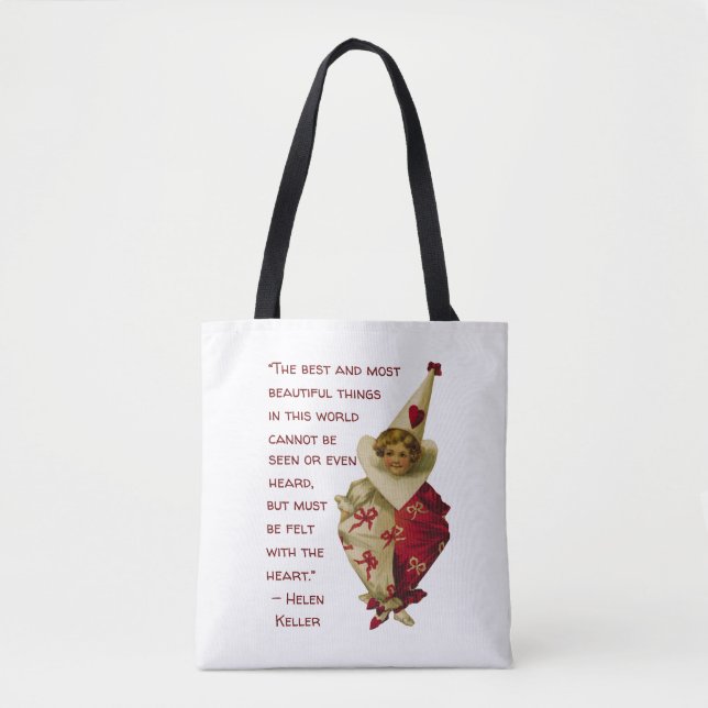 Vintage Valentine Tote Bag (Front)