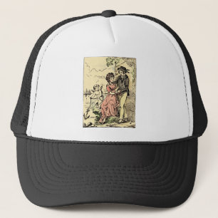 Vintage Valentine Trucker Hat